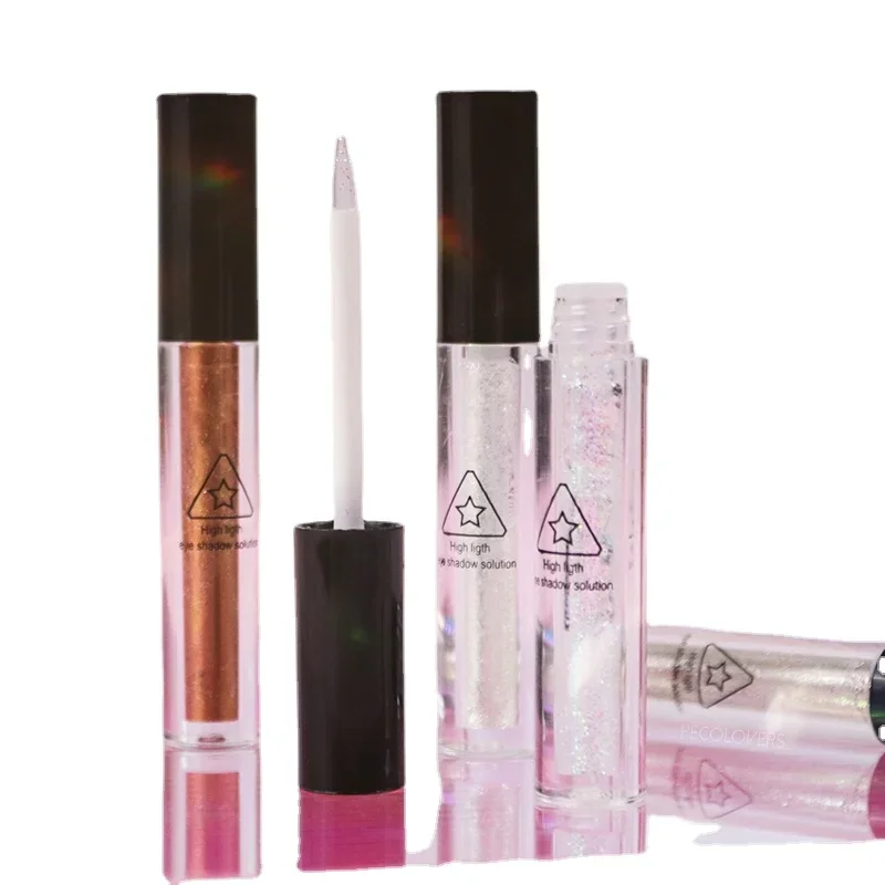 Eyeliner liquide scintillant pour femme, fard à barrage métallique brillant, stylo diamant scintillant, étanche, beauté des yeux, maquillage de fête, vente en gros