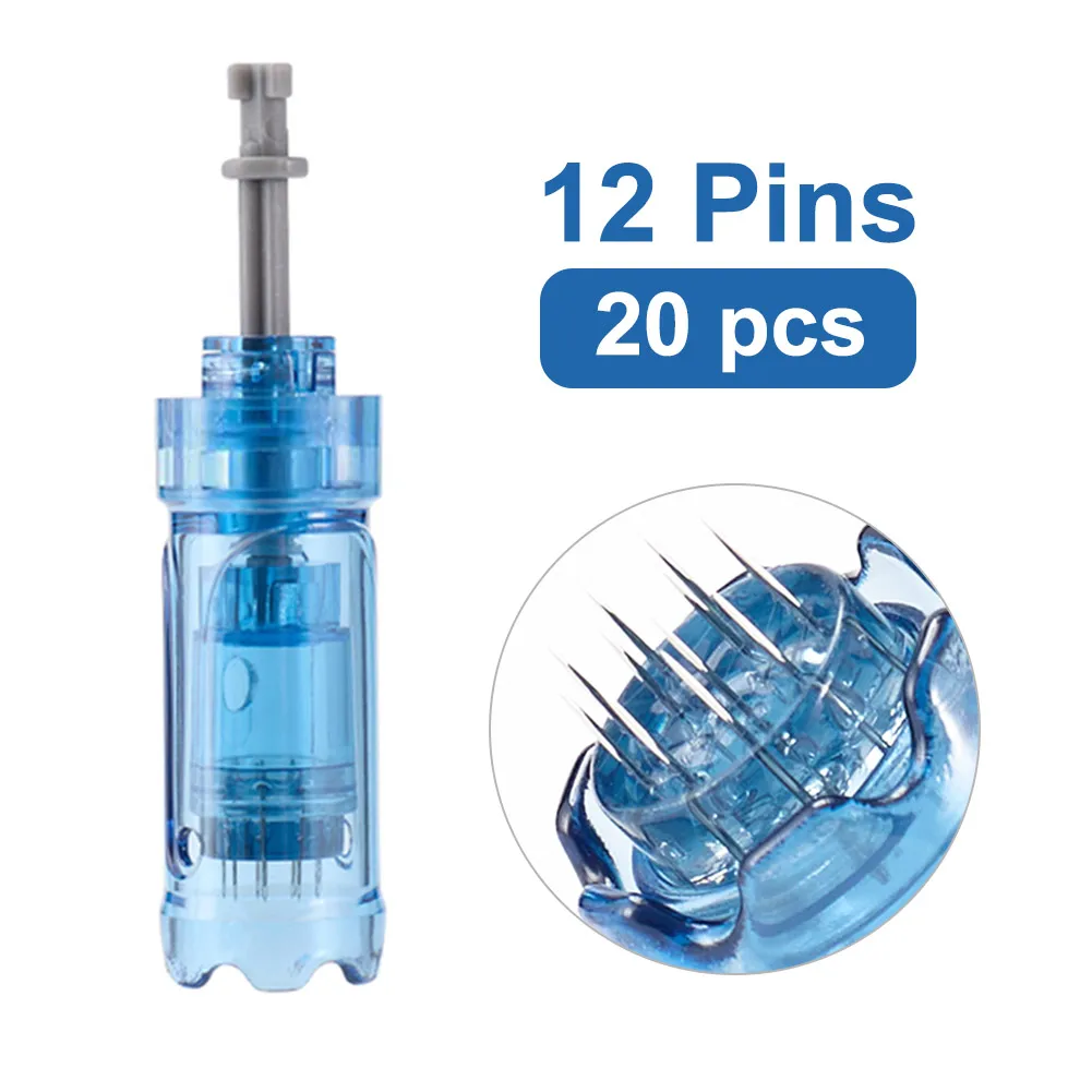 Bajonetcartridge Naald voor Dr Pen M8S/A8S/A9/A11 Microneedle 12/18/24/36/42 Pin/Ronde Nano/3D Vervanging Tip