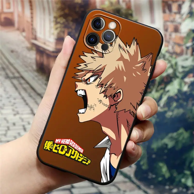 Boku no Hero My Hero Academia Deku Anime حافظة لهاتف أبل آيفون 16e 16 15 14 13 12 11 Pro Max XR XS 7 8 Plus SE2