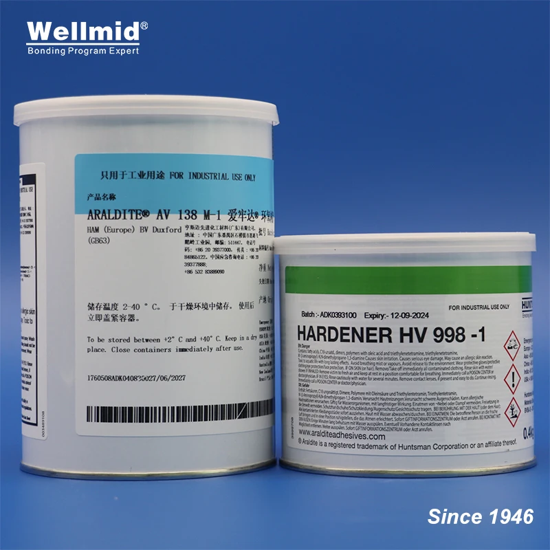 ARALDITE AV138M-1 resistente alla temperatura 140 ° c con HANDENER HV998 epossidica thixotropic adesivo potenziale trasformatore assemblare la colla