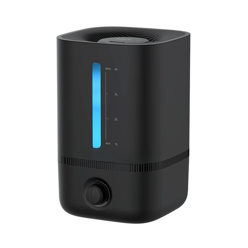 

Bedroom smart humidifier, top filled 4L cold mist humidifier, quiet ultrasonic humidifier with night light, suitable for large