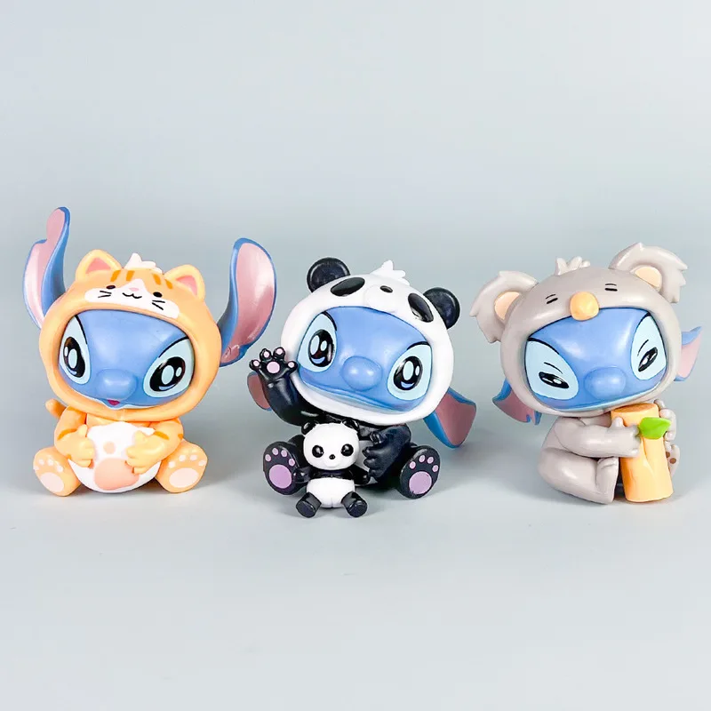 Disney point Anime figurine animaux fête boîte aveugle boîte mystérieuse flocage moelleux bureau poupées décor enfant cadeau de noël