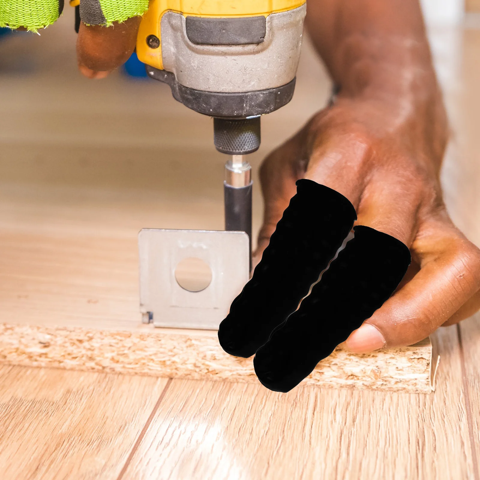 100 шт. нитриловые антистатические защитные чехлы для пальцев, рукава, эмульсионные обезболивающие чехлы, портативные защитные чехлы без пыли