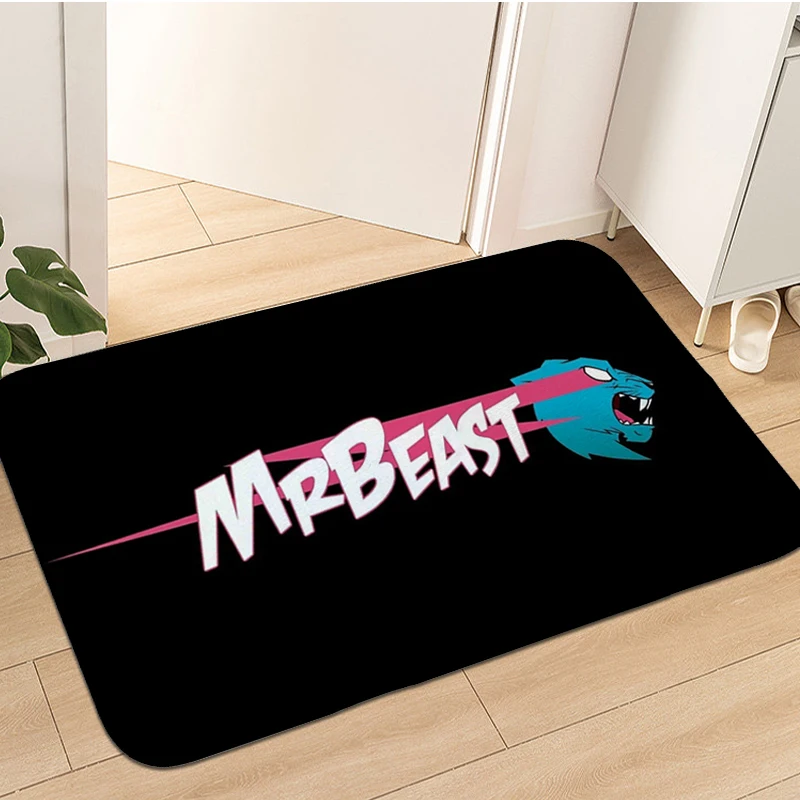 Main Door Entry Mat Mr B-Beasts Custom Doormat Corridor Kitchen Floor Carpet Interior Home Decor Items Balcony Bedroom Rug