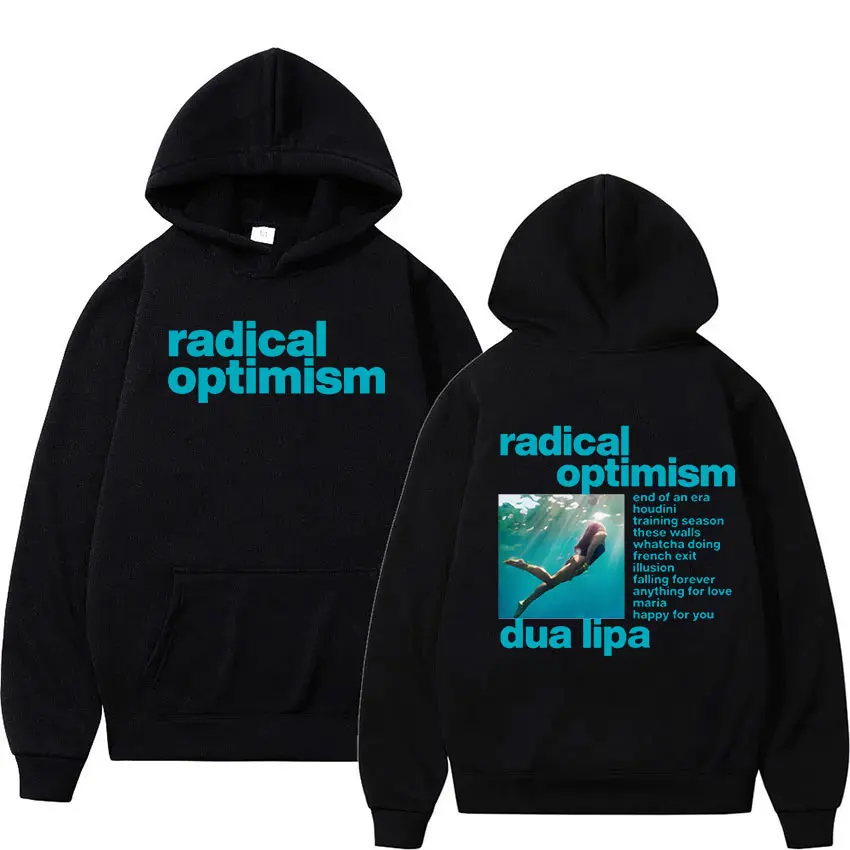 

2024 Dua-Lipa Radical Optimism Music Album Hoodie Man Women Casual Fashion Oversized Sweatshirt Retro Harajuku Clothing Hoodies