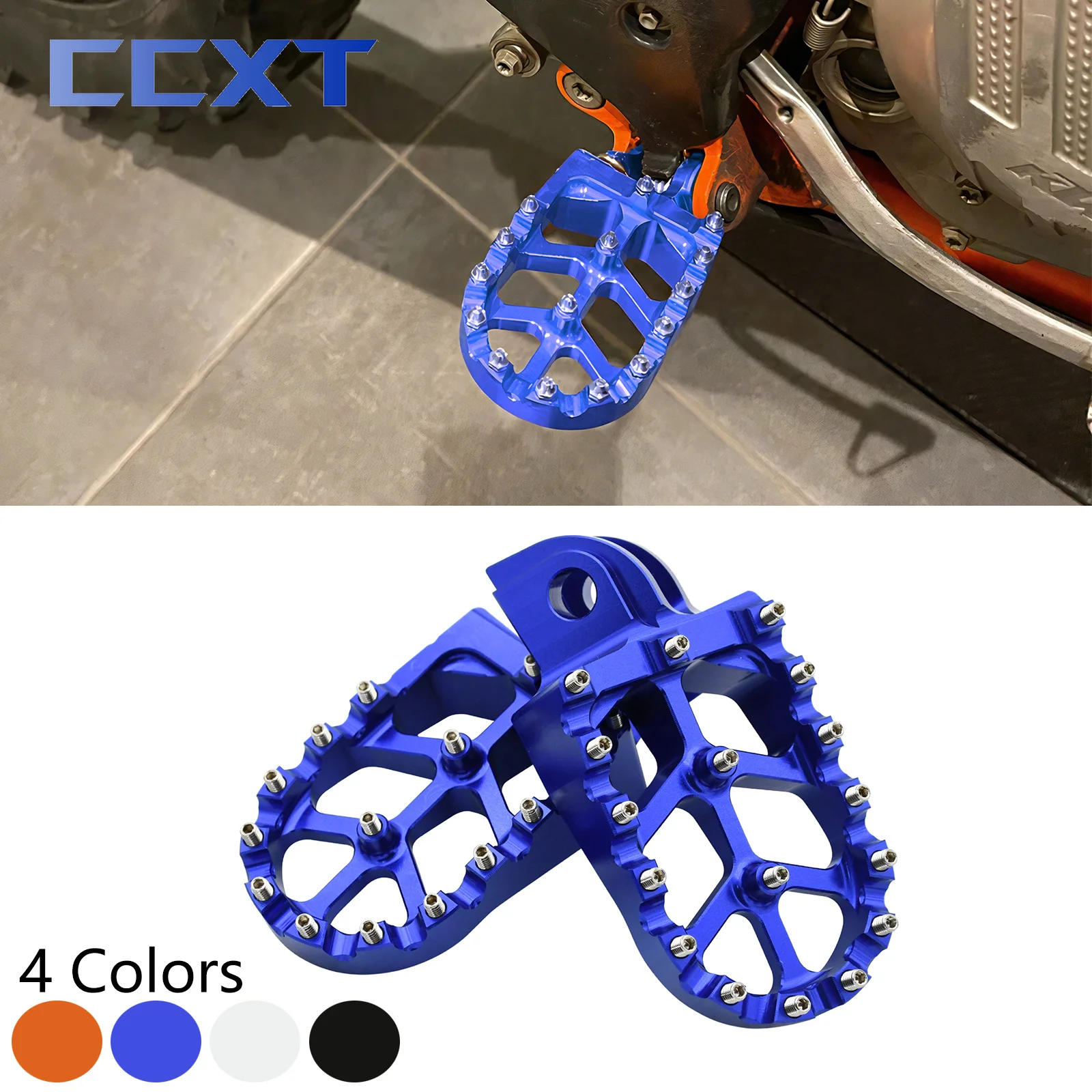 Motorcycle CNC Foot Pegs FootRests For KTM SX85 SX125 SXF 250-450 EXC EXCF 125-530 XC 150-300 XCF XCW 200-530 FREERIDE 1998-2016