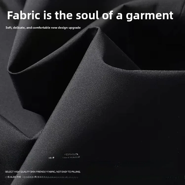 

Мужская куртка с воротником-стойкой, модная повседневная тонкая рубашка, весна-осень, Новое поступление, полиэфирная ткань стандартного кроя, длинная свеч-зи...