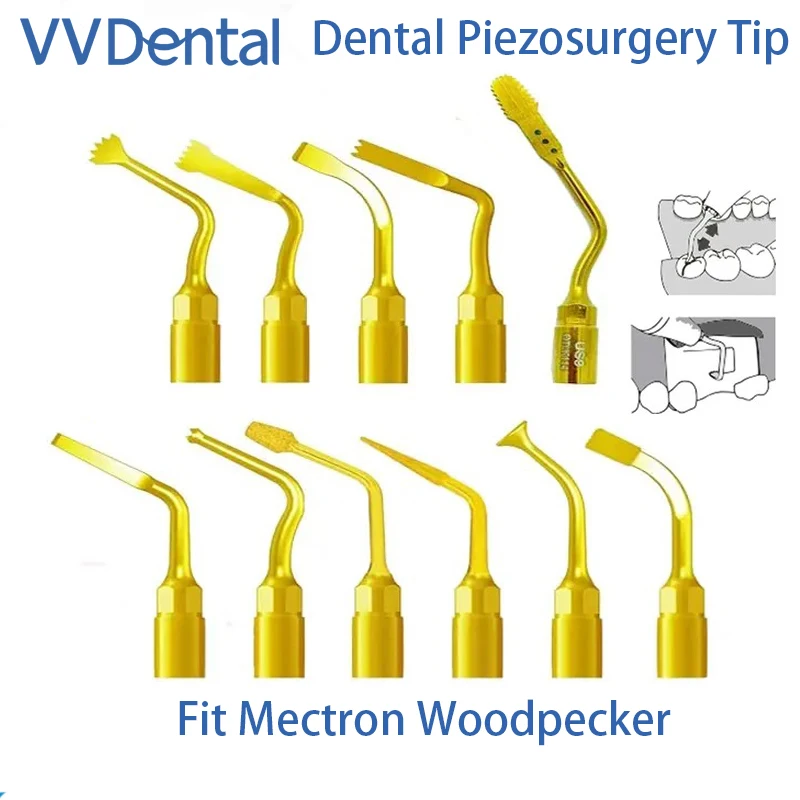 VVDental Piezo насадка для операций Bone насадка для операций, ультразвуковой резак для костной резки