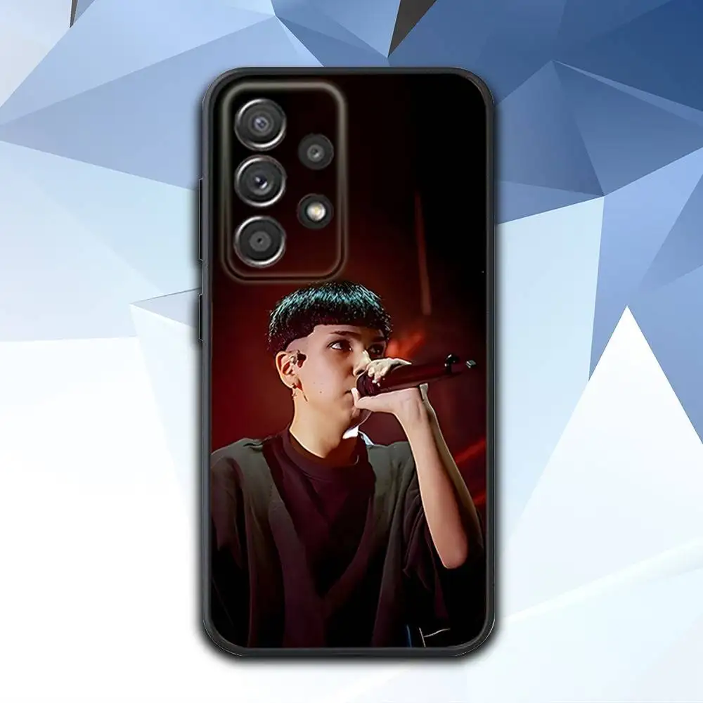 حافظة هاتف M-Milo J Singer BESAME لهاتف سامسونج S 25,24,23,22,30,21,10,9,Ultra,Plus,Lite,FE,4,5G حافظة سوداء ناعمة