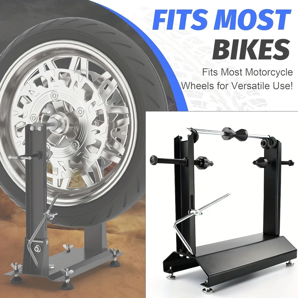 

Motorcycle Tire Balance Frame General Manual Simple Balancing Machine Balance Instrument Tire Straightener Maintenance Tools
