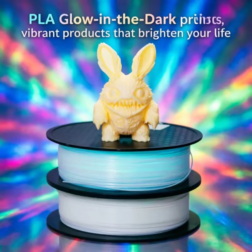 

Филамент PLA+ 3-в-1, светящийся в темноте, 1,75 мм, для 3D-принтеров, прочный и гибкий, профессионального качества, не забивается, прост в использовании