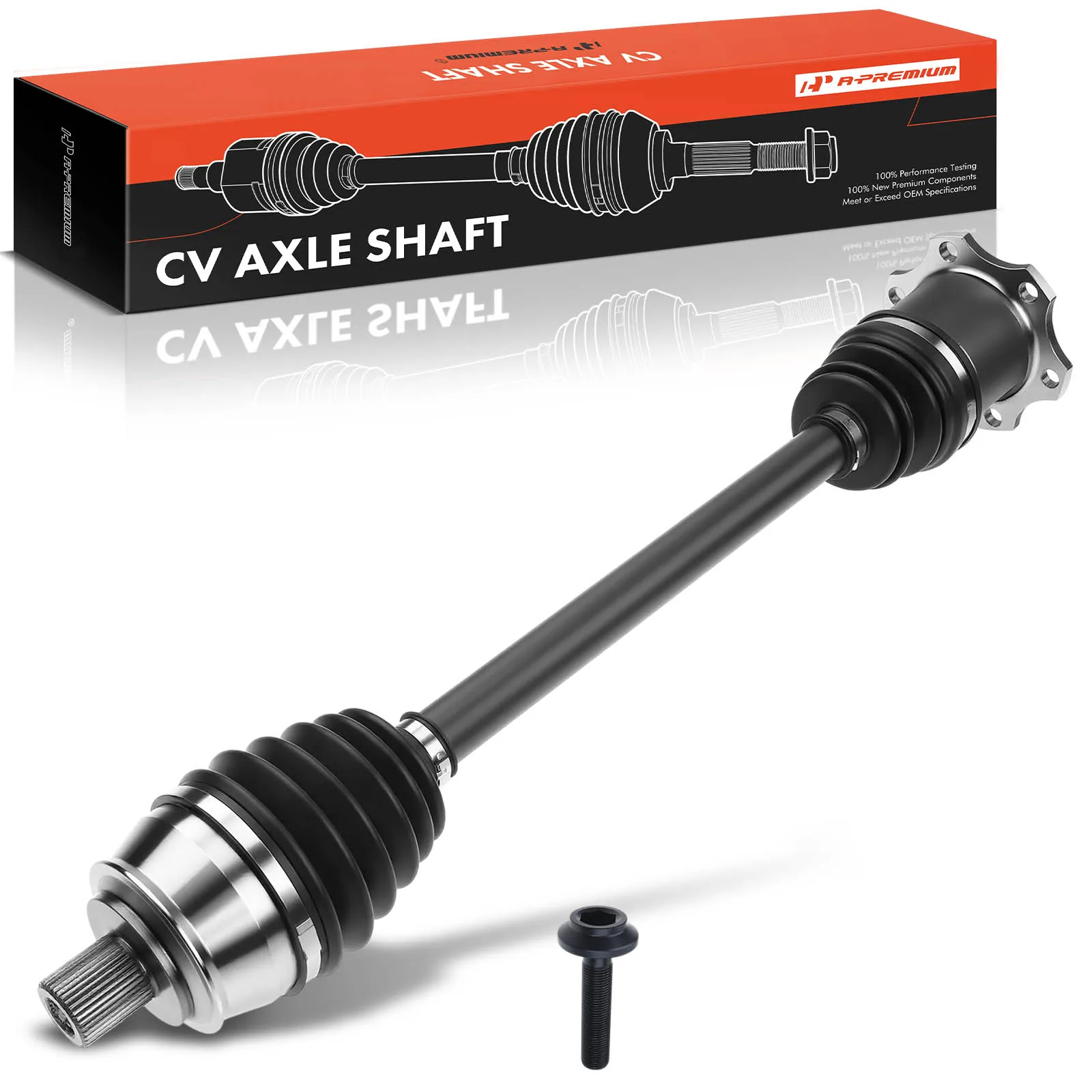 A-Premium Front Driver Side CV Axle Assembly for Audi A8 Quattro 2007-2010