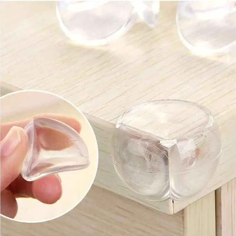 Protector de silicona de seguridad para bebés, muebles de mesa, cubierta de protección de borde de esquina de escritorio para niños, protectores anticolisión suaves, 10 Uds.