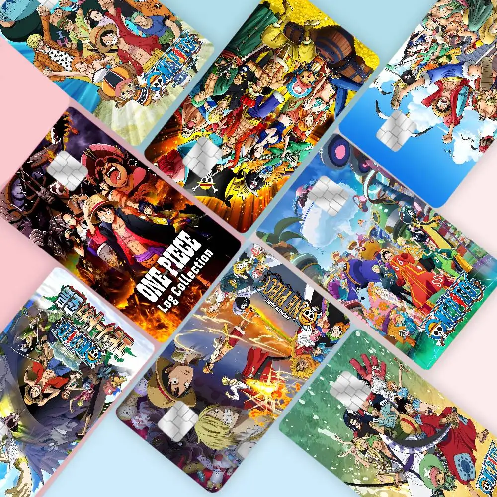 

Straw Hat Pirates Popular Anime O-One P-Piece Spend Or Save Funny Shell On Off Ultra Thin No Fade Sticker Skin Cover For Debit