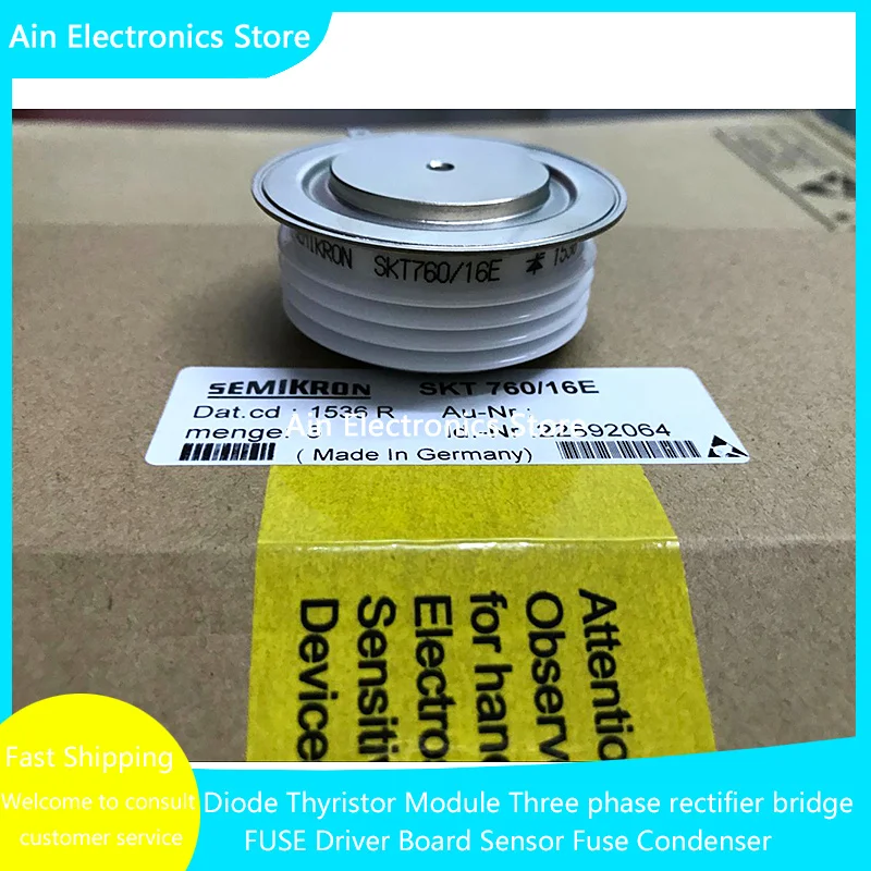 

NEW Thyristor SKT553/16E SKN501/16 SKT553 SKN501 SKT760/18E SKT2500/12E SKT760 SKT2500 SKT340/12E SKT340 SKT552/16E SKT552