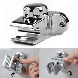 Shower Head Support Holders Adjustable Shower Head Holder Stand Wall Mounted Bracket Universal Chrome Bathroom Accessories