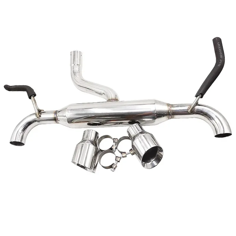 

For 07-17 JK Utility 3.6L 3.8L Dual Cat Back Exhaust Muffler System