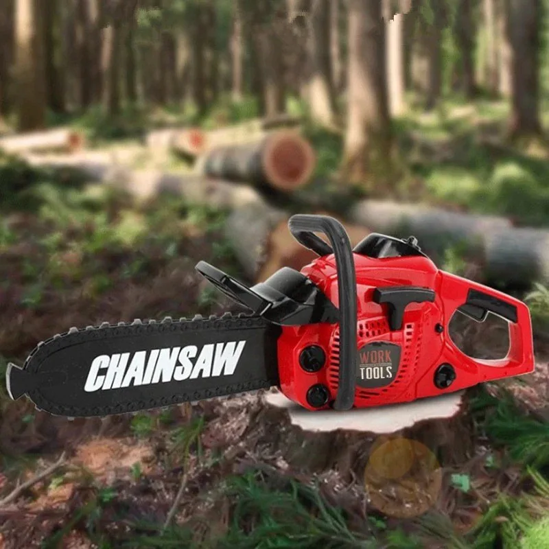 Jouet de tronçonneuse haute simulation pour enfants avec effets sonores, outil de tronçonneuse électrique, jouet éducatif pour enfants, cadeau de noël