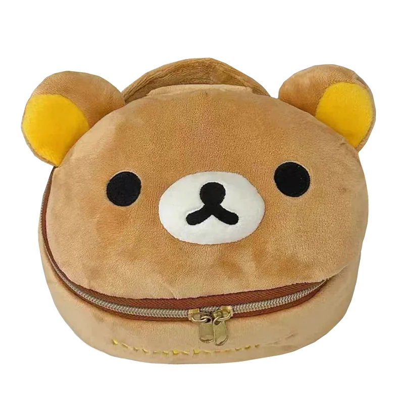 

Rilakkuma плюшевая косметичка-органайзер для хранения мультяшный медведь косметичка Kawaii милые косметички дорожная косметичка