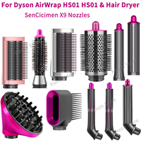 For Dyson Airwrap HS01/05 Hair Styling Nozzle Brush Anti Hair Nozzle For Dyson Hair Dryer 30/40mm AutoCurling 360°Roating Nozzle