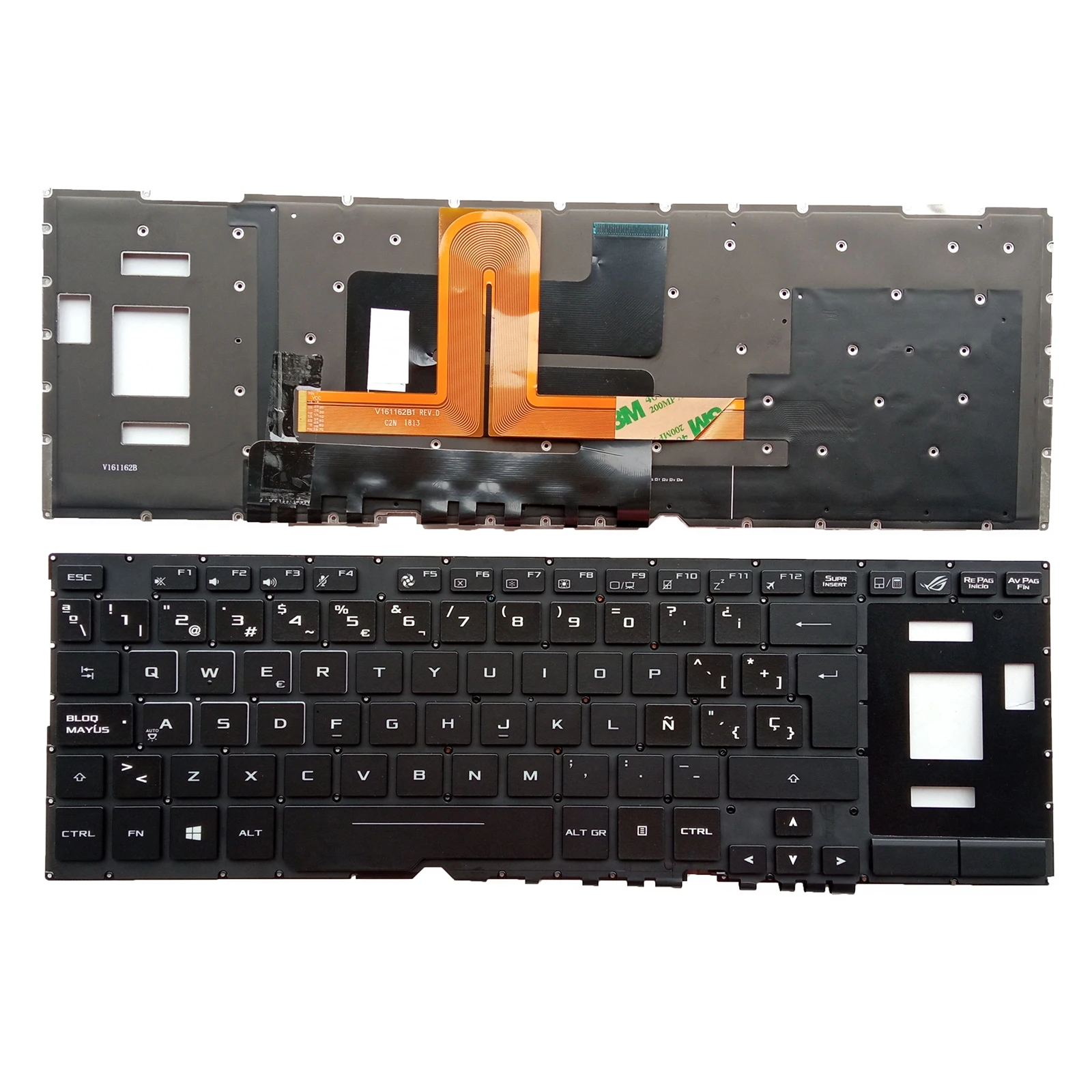 

SP Клавиатура для Asus Zephyrus GX531GM GM531GM GM531G черная с RGB Blacklit