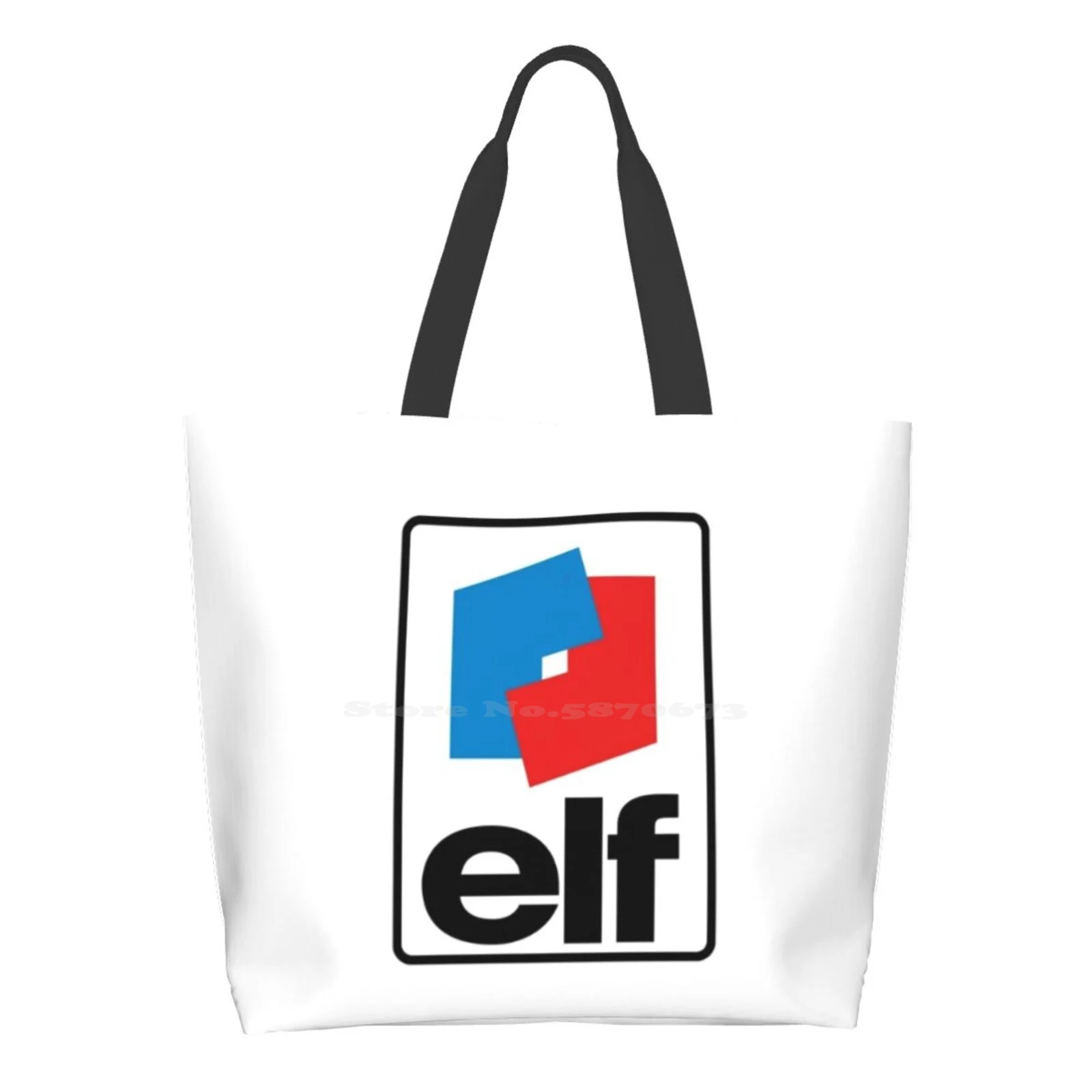 Elf Vintage Logo Shopping Bag Tote Large size Elf Oil Vintage Car Collection Automobile Untitled Alpine Retro