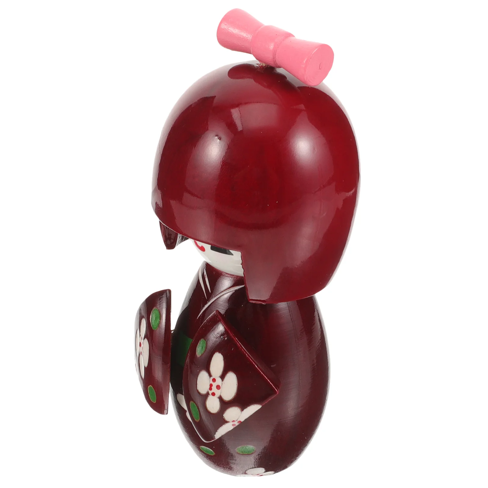 

Wooden Japanese Housewarming Gift Home Decor Kimono Figurines Miniatures Crafts nament Statue Japanese Wood