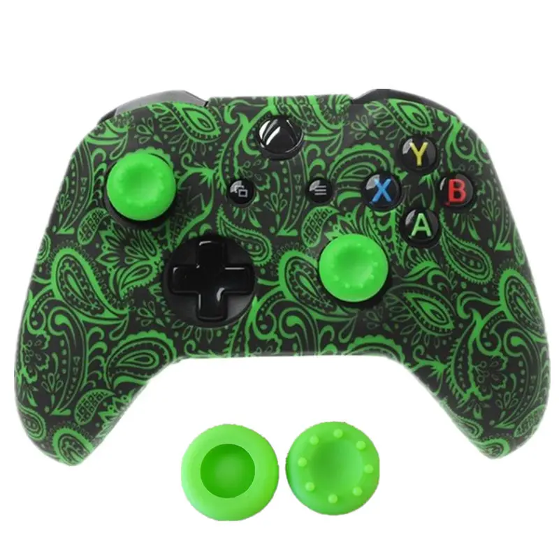 New Silicone Gamepad Protective Case Skin For XBox One Slim Controller Protector Camouflage Controle Cover Joystick For XBOXONES
