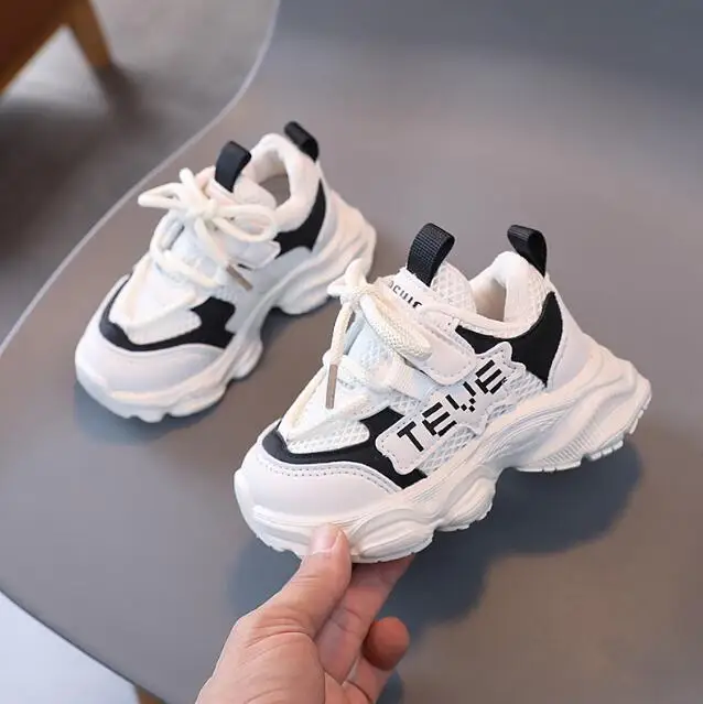 

Children Sport Shoes Spring Kids Sneakers Breathable Boys Girls Mesh Shoes Anti-Slippery Boys Sneakers Baby Toddler Shoes