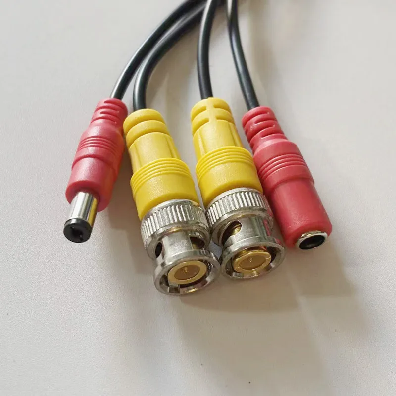 2 In 1 BNC Kabel BNC + DC Connector Coaxiale Power AHD Camera Uitbreiding Video Kabel 5 M/10 M/20 M/30 M Voor DVR Systeem