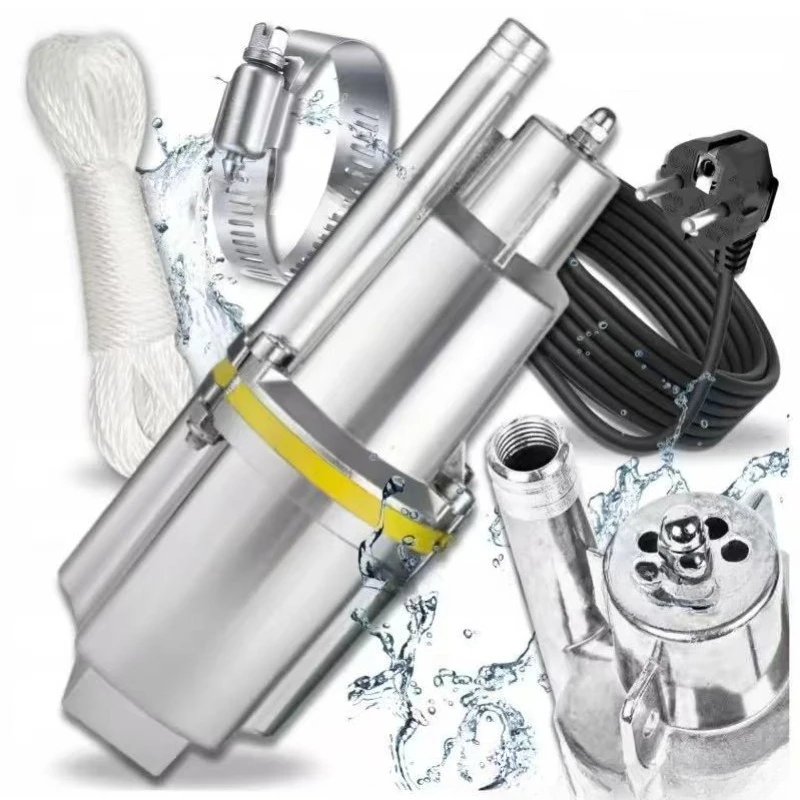 Vibration Pump High  Pump Foreign Trade Small 220v European Plug Electric Submersible Pump with CE Certificate