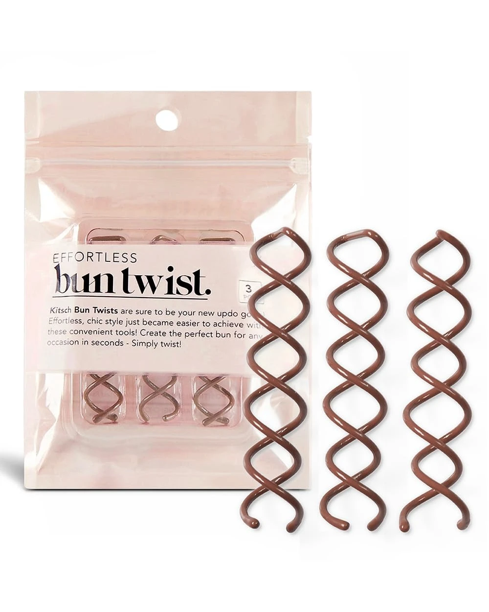 

Spiral Hair Clips for Girls and Women - Bun Maker | Rounded Tip, Non-Fray Bun Twist Spiral Clips | All-Day Secure Hold