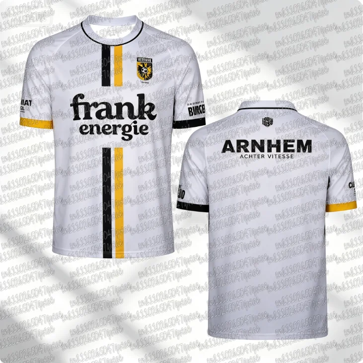 2025/26 Breathable Football Jersey Quick-drying Sports Away Male Gift Top Family Matching Home Soccer Game V-Vitesse Tees Top