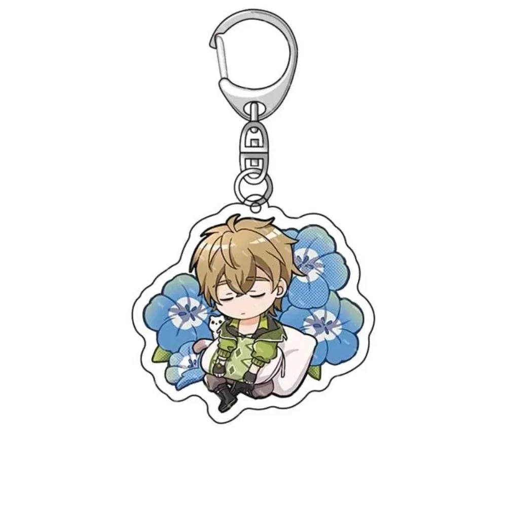 أنيمي نو كرنفال تأثيري الاكريليك سلاسل المفاتيح العالم الجديد كرنفال زهرة سلسلة الشكل أستر بليد كوينسي قلادة كيرينغ المشجعين هدية