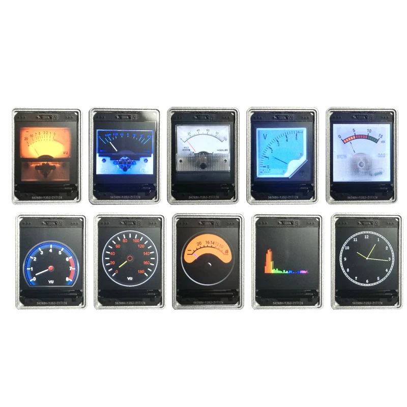 Imagem -06 - Indicador de Nível hd Lcd Ativado por Voz Medidor vu Espectro Musical Display Digital Analisador de Ritmo Multi-modo Gps 1.3