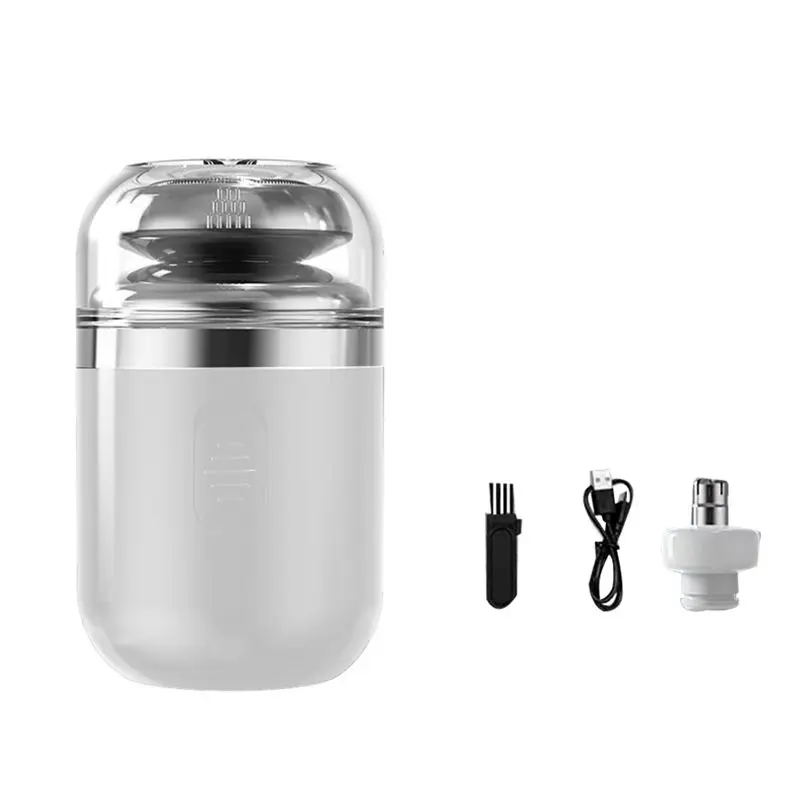 

【Популярный товар 2026】Портативная электробритва 2-в-1 с триммером для носа, перезаряжаемая, дорожная бритва-капсула A