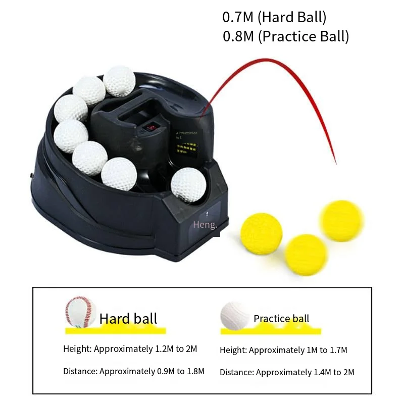 Home Baseball Softball Pitching Practice Machine Indoor/Outdoor Use Ball Track Softball Pitching Machine Sports Entertainment