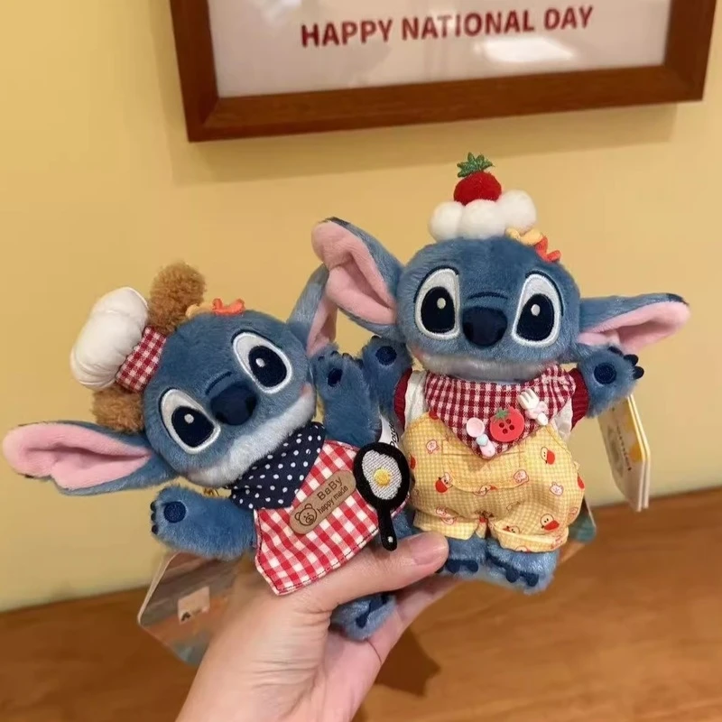 

Authentic Cute Stitch Plush Toy Bag Pendant Starry Little Dog Doll Keychain Creative Stuffed Animal Plush Toys From Movies & Tv