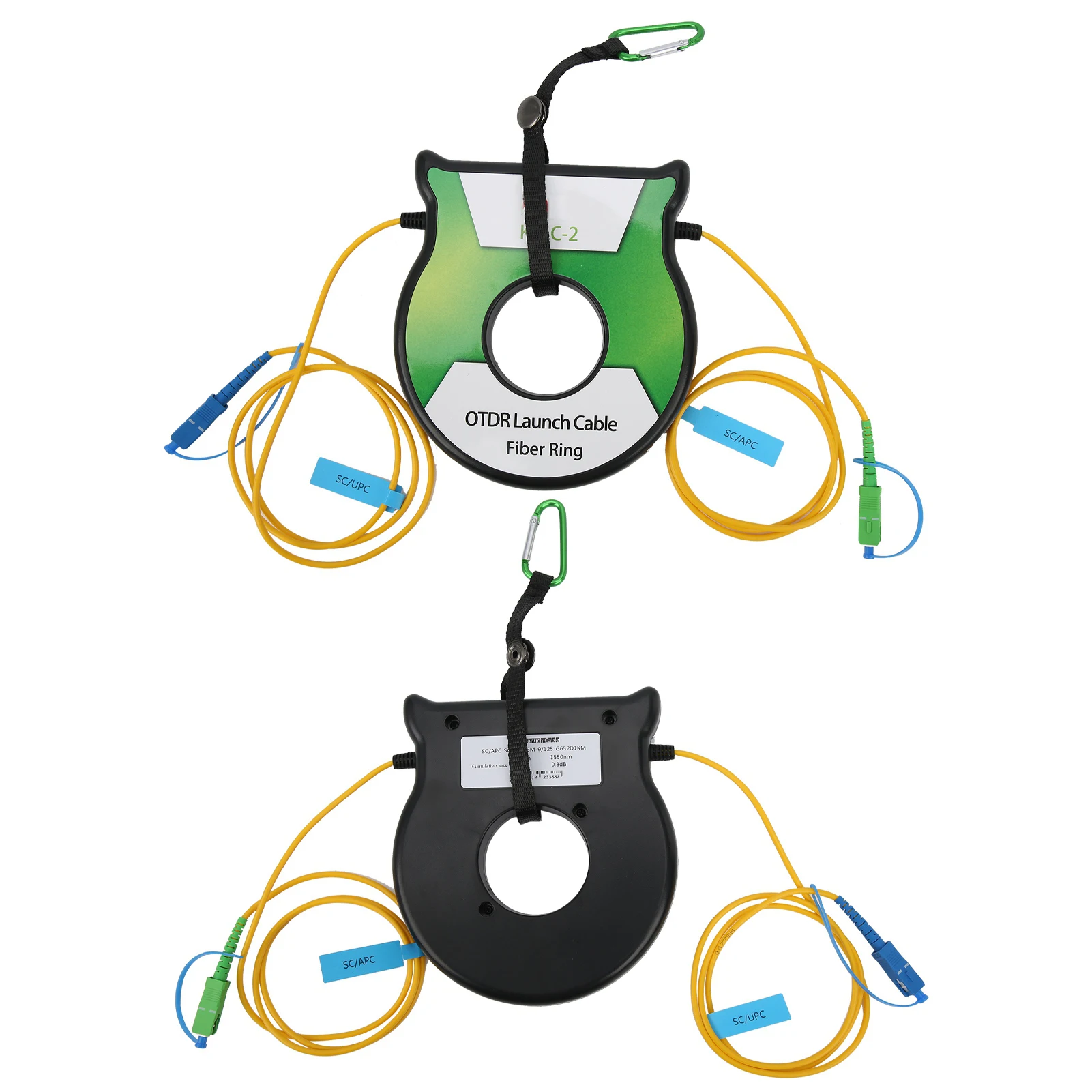 Conector OS2 Cable de lanzamiento óptico OTDR monomodo 9/125um 1km OS2 SC/APC-SC/UPC Cable de lanzamiento óptico