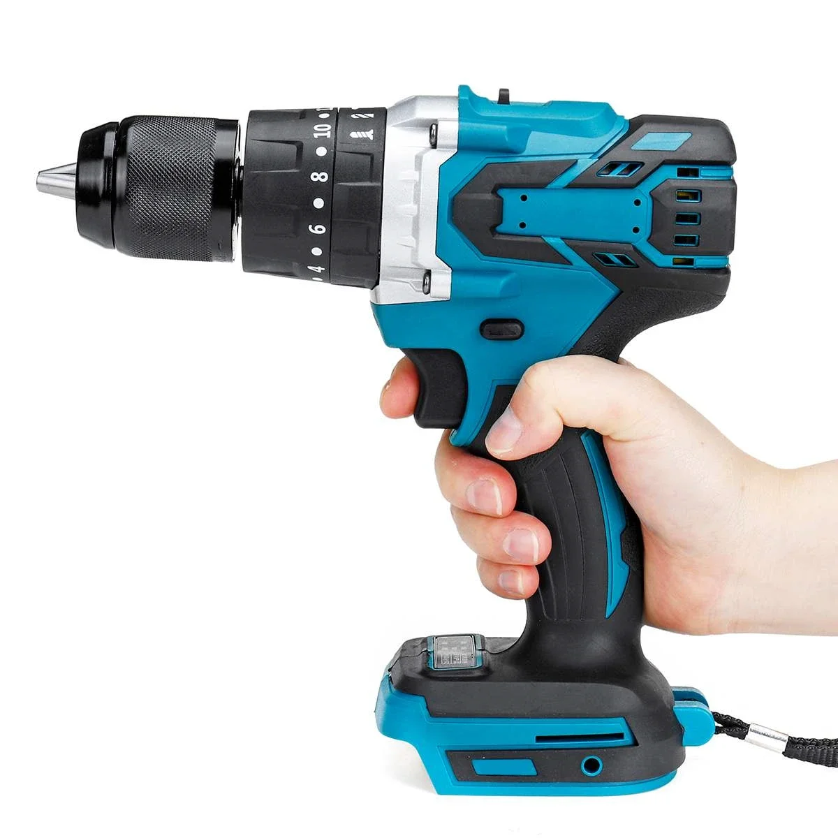 brushless electric hammer drill chave de fenda eletrica furadeira de impacto sem fio para bateria makita em 20 mais torque 18v 350nm 13 mm 01