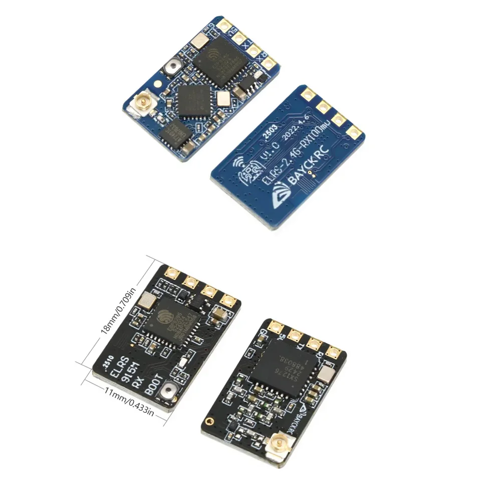 

BAYCK ELRS 900MHz 2.4GHz 915M ELRS Dual Band Gemini Receiver ExpressLRS RX TCXO For RC FPV Racing Long Range Drone Fixed Wing