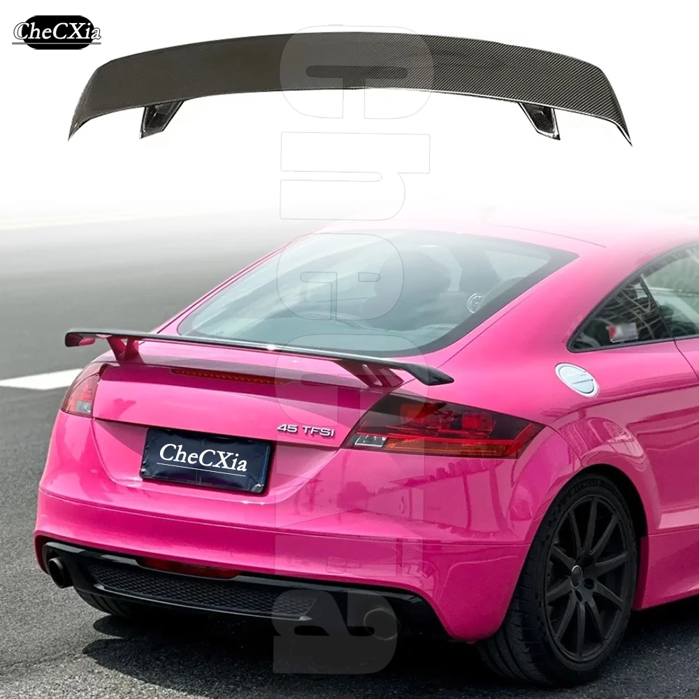 Suitable For Audi 2007-2024 TT TTS TTRS MK2 MK3 Rear Spoiler The Is Made Of 100% High-Quality Carbon Fiber Material