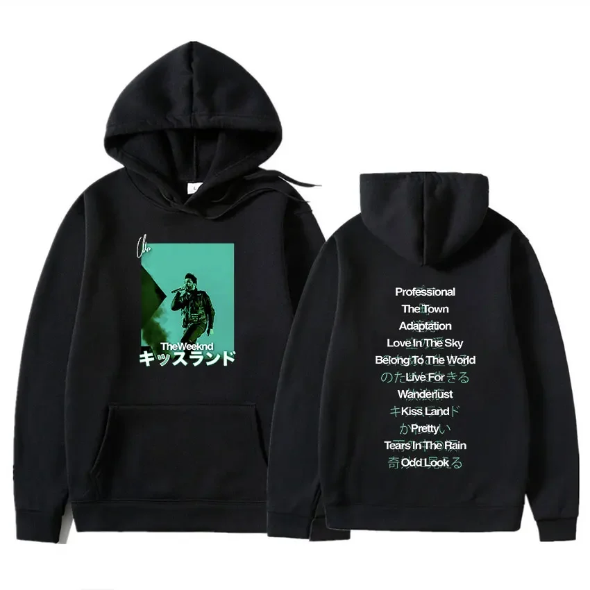 Singer The Weeknd Trilogy Album Graphic Hoodie Men's Women Fashion Hip Hop Oversized Pullovers Street Trend Vintage Sweatshirts