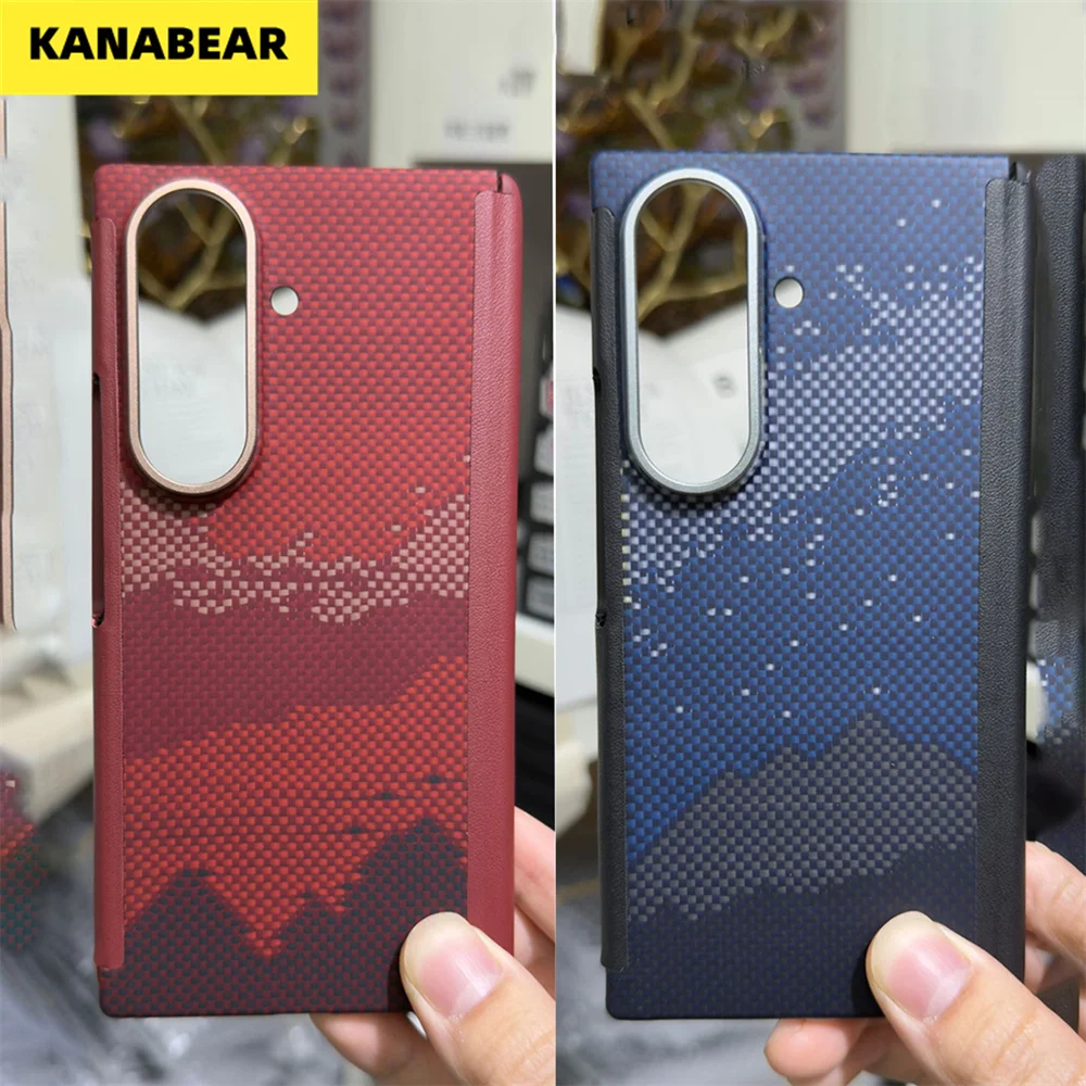 

Ultra-Slim Aramid Fiber Magnetic Case for Samsung Galaxy Z TriFold,Dual Hinge Protection Shockproof Tri-Fold Cover