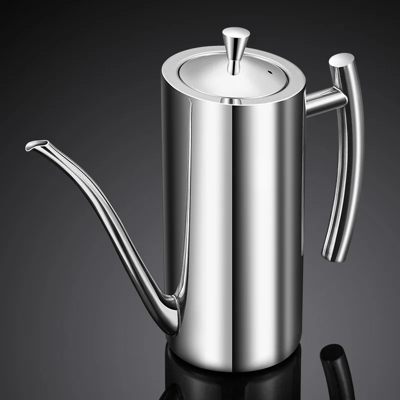 upgraded-304-stainless-steel-oil-dispenser-500-700ml-european-creative-oil-cruet-with-no-drip-spout-for-kitchen-home