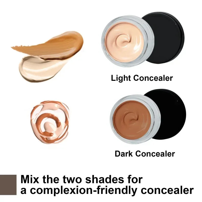 Two Color Tattoo Concealer Birthmark Scars Invisible Waterproof Sweat Proof Make Brighten Skin Base  Foundation Cover Conceal