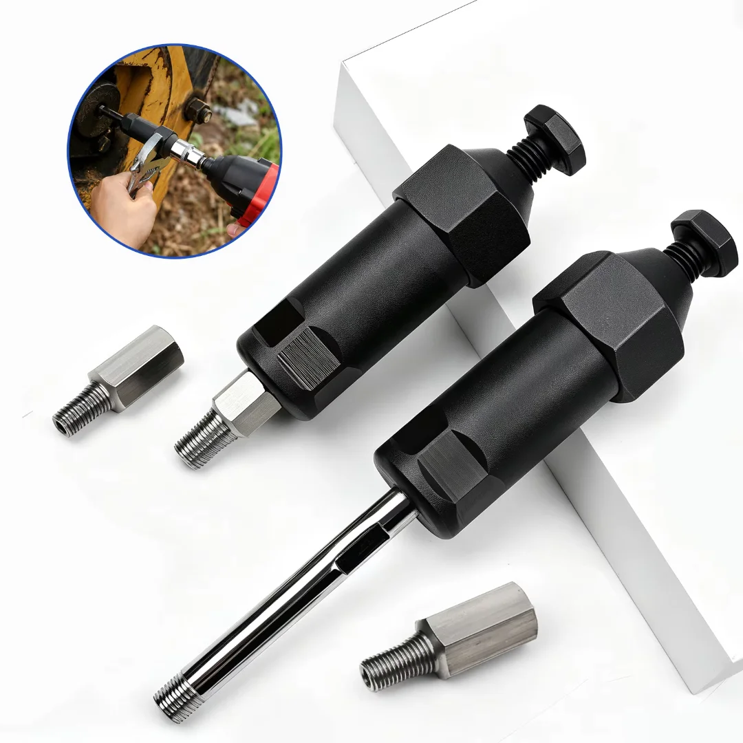 New Model 600psi High-Pressure Grease Fitting Unclogging Cleaner Tool Clear Blocked Lubrication Lines Spiral Pressure Design