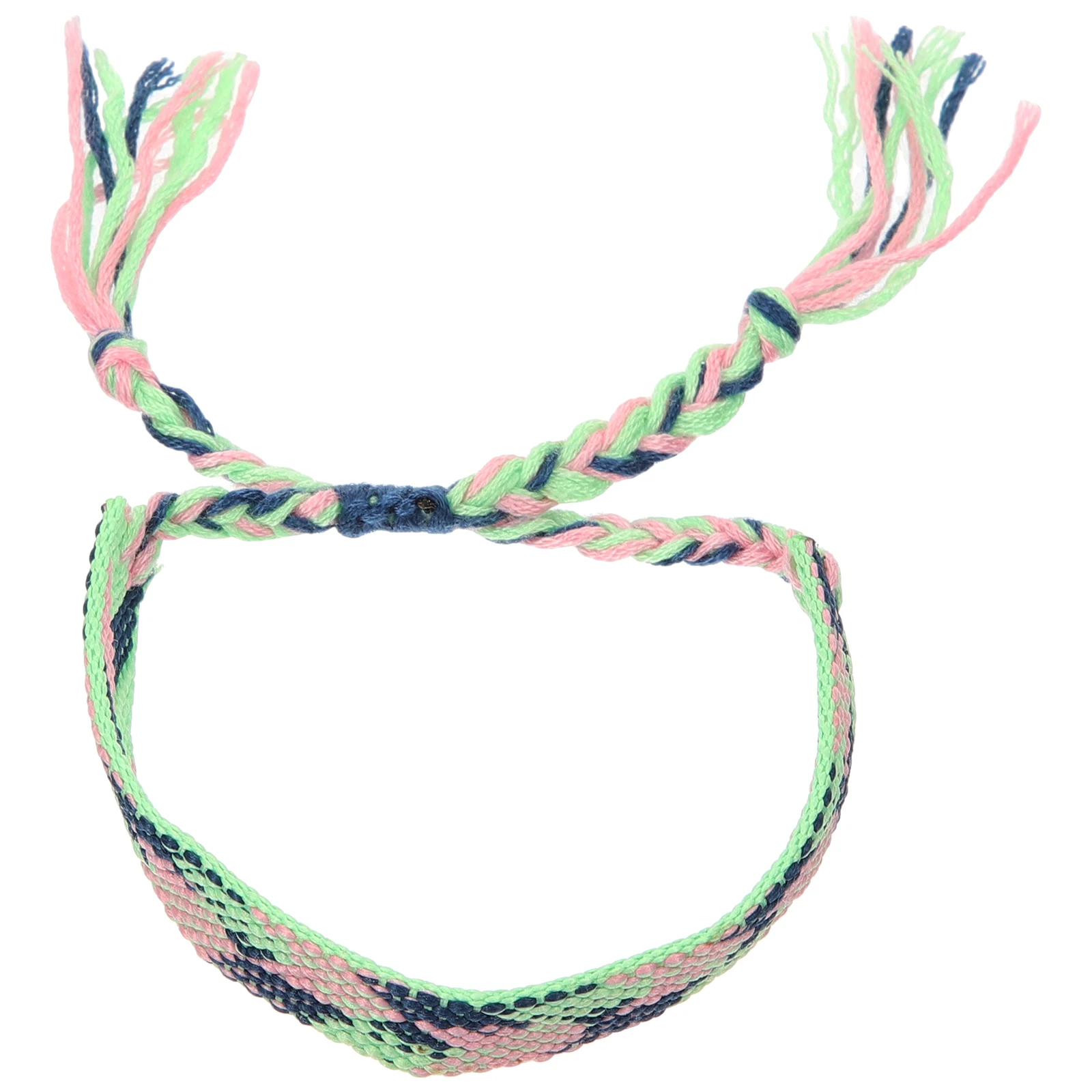 العرقية نمط المنسوجة يدويا سوار قابل للتعديل البوهيمي حبل معصمه للنساء الرجال الصداقة سلسلة سوار الموضة #1