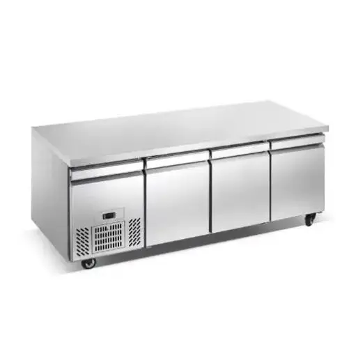 Commercial Under Counter Freezer Stainless Steel Fridge Workbench Chiller Refrigerator