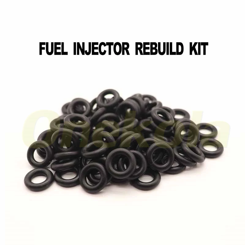 100pieces sealing ring rubber orings 7.52*3.53*14.58mm for fuel injector repair kits For Audi BMW Ford Bosch fuel injector